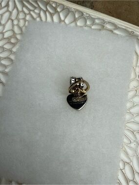 Authentic Pandora Shine Seeds Future Split Heart Dangle Charm 768668C01 RETIRED